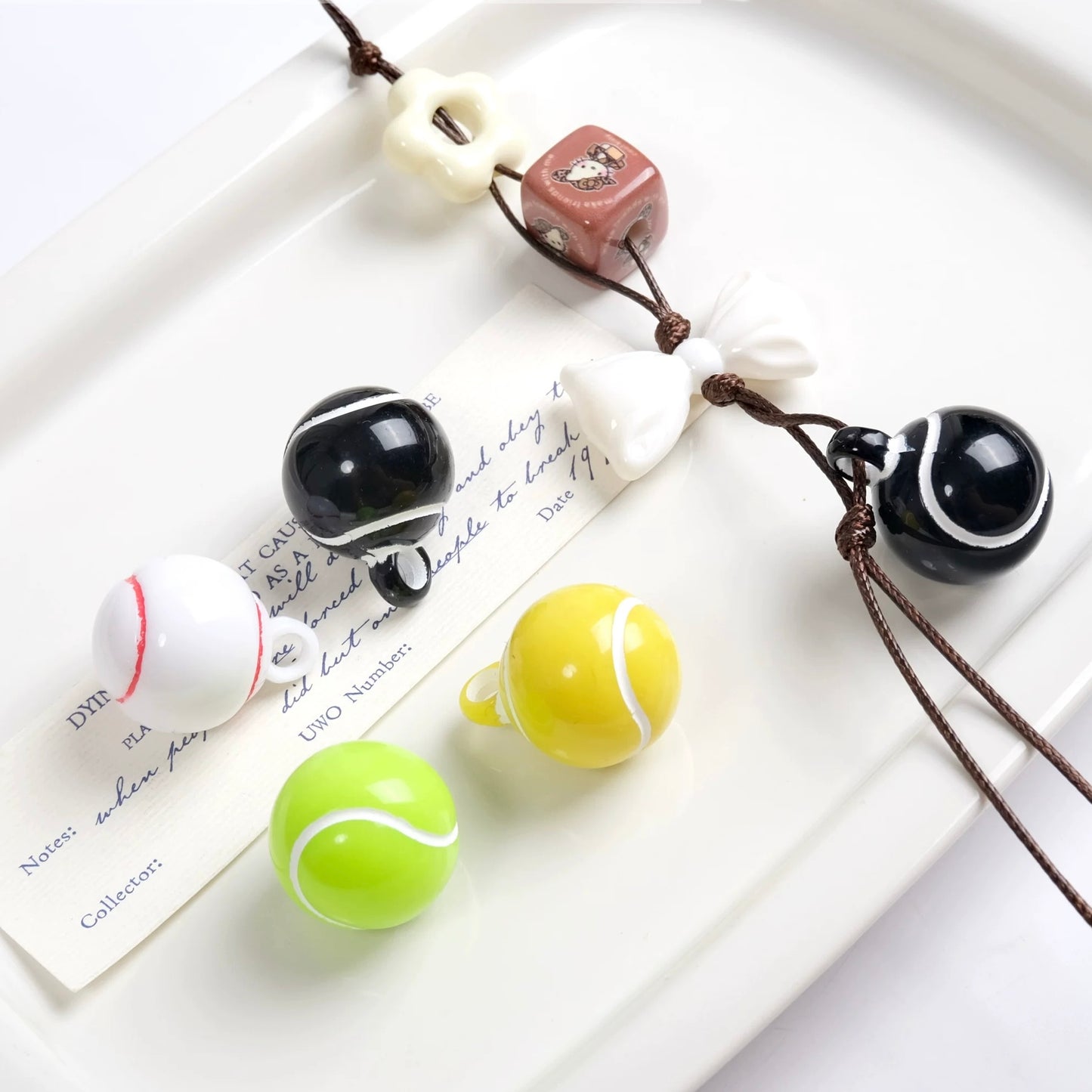 Tennis Bead Necklace