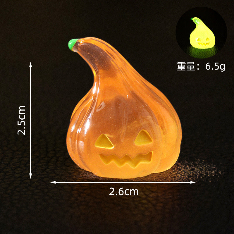 Glow-In-The-Dark Halloween Pumpkin Charm