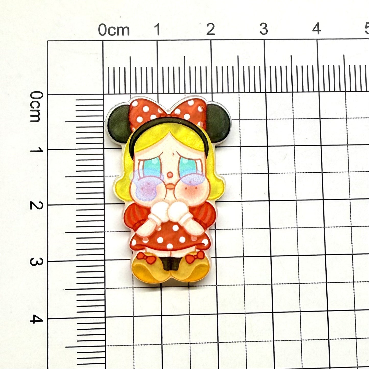 Crying Baby Acrylic Patch