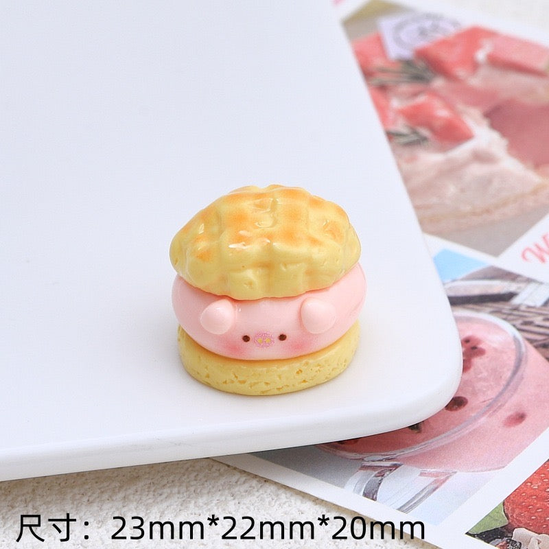 Pig Burger Charm