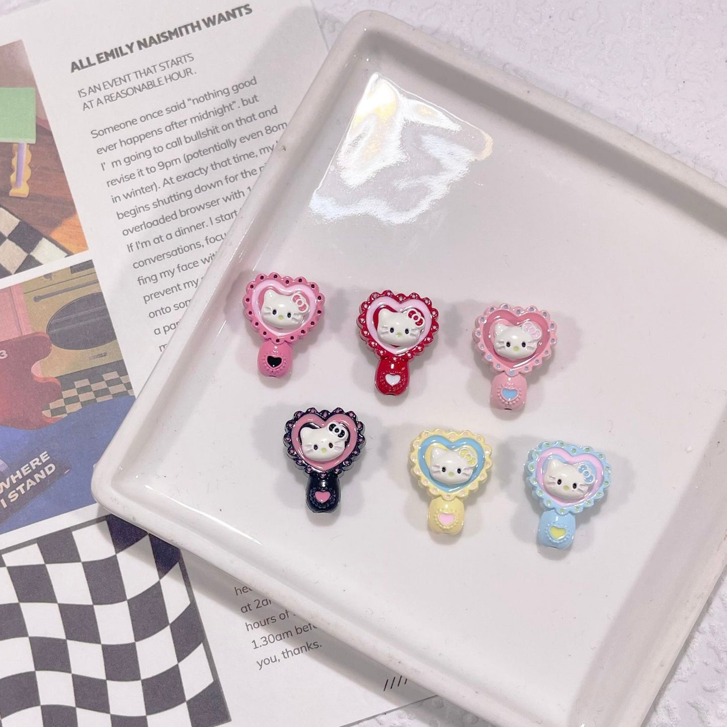 Hello Kitty Alloy Beads