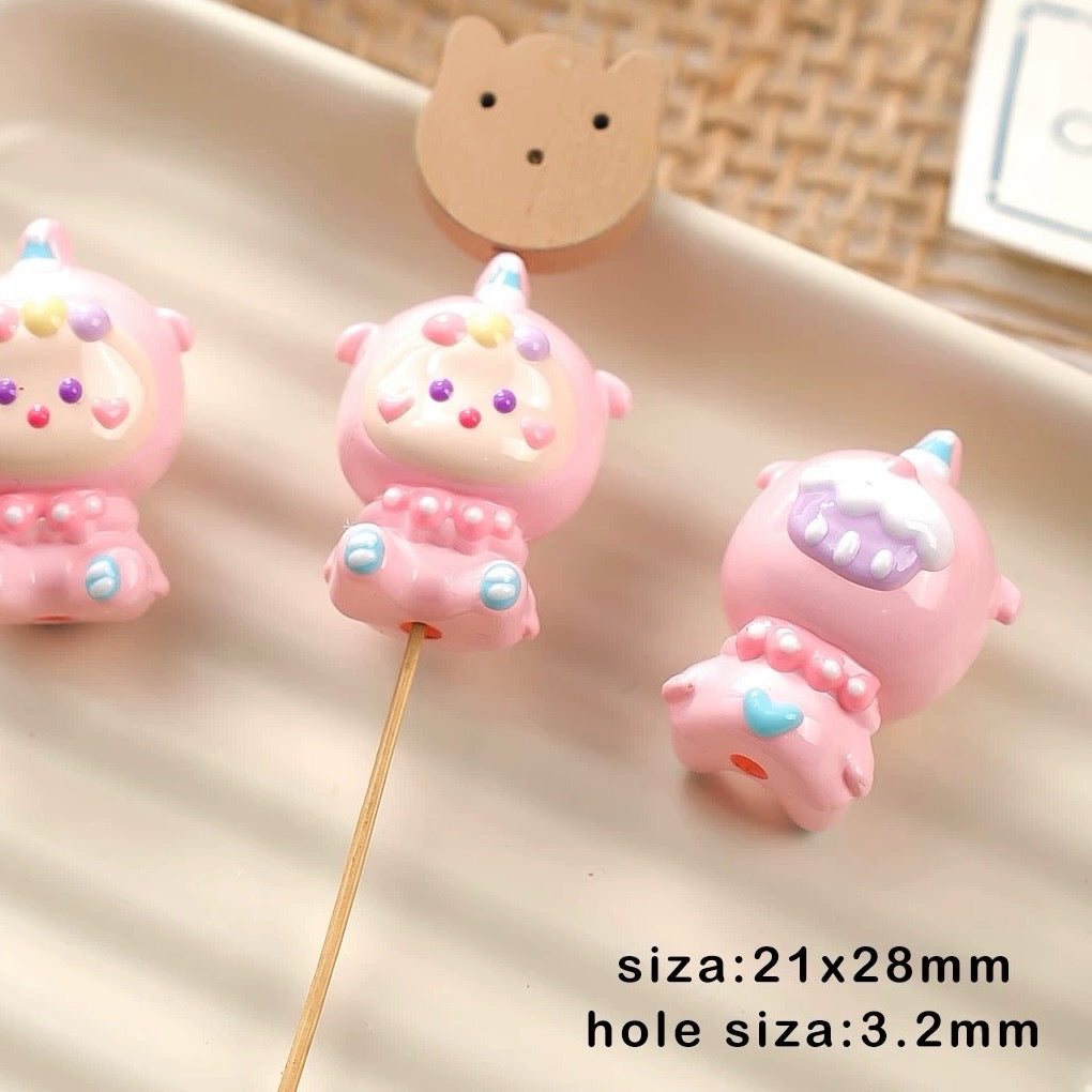 Cute Hand-Painted Beads