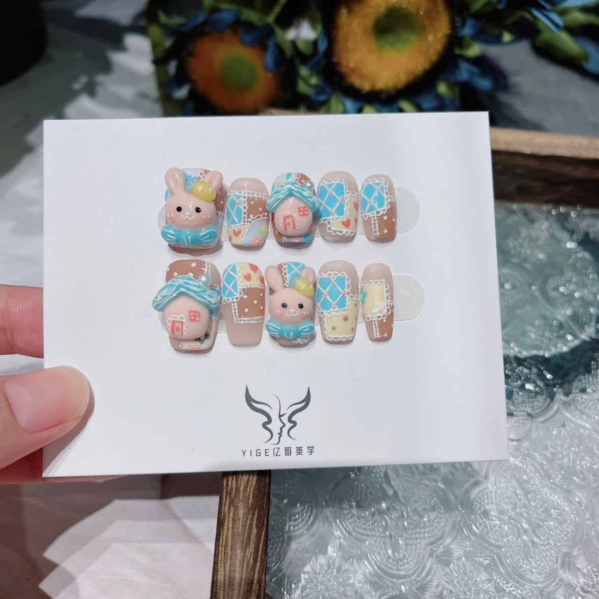 Handmade Rabbit Nails