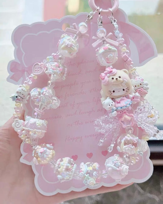 Cute Girl Handmade Keychain