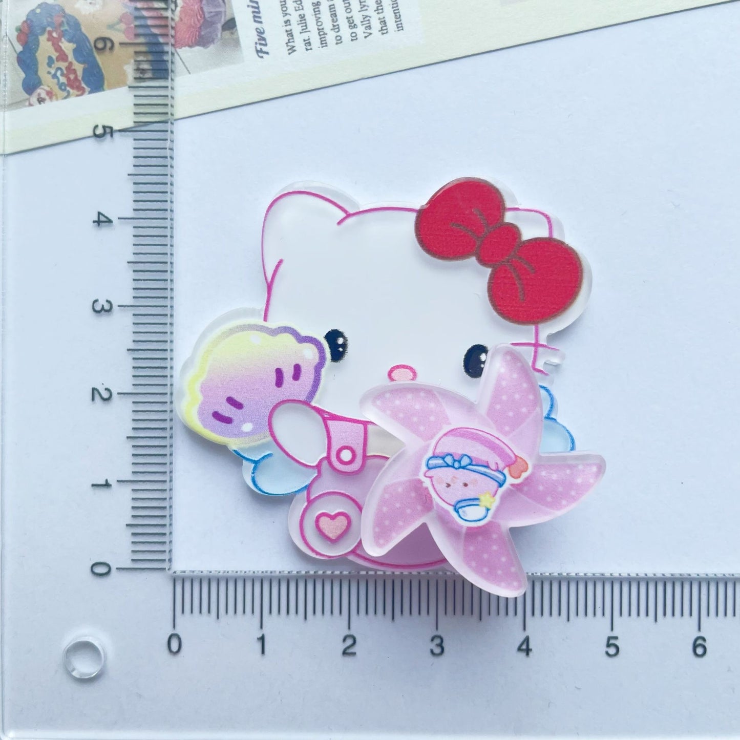 Sanrio Rotating Acrylic Charm