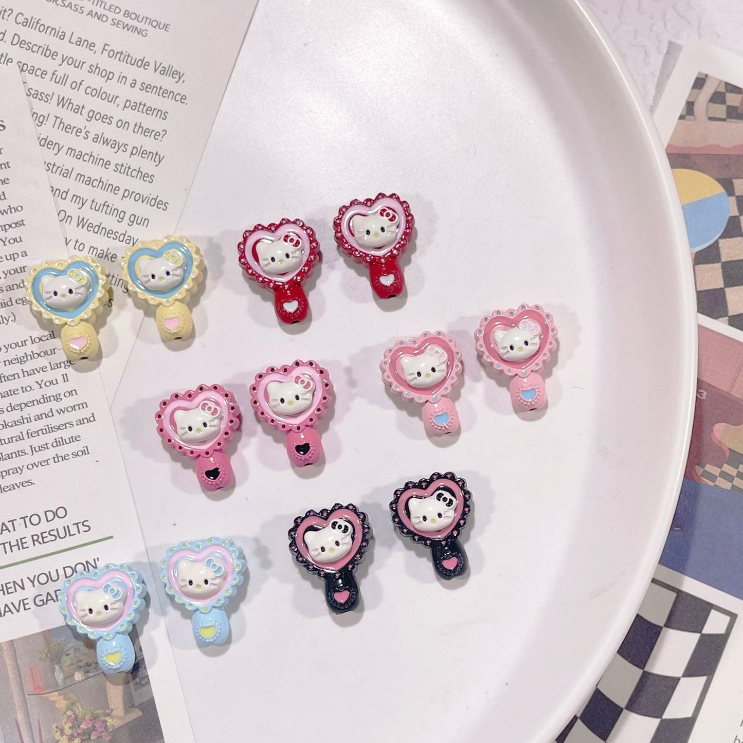 Hello Kitty Alloy Beads