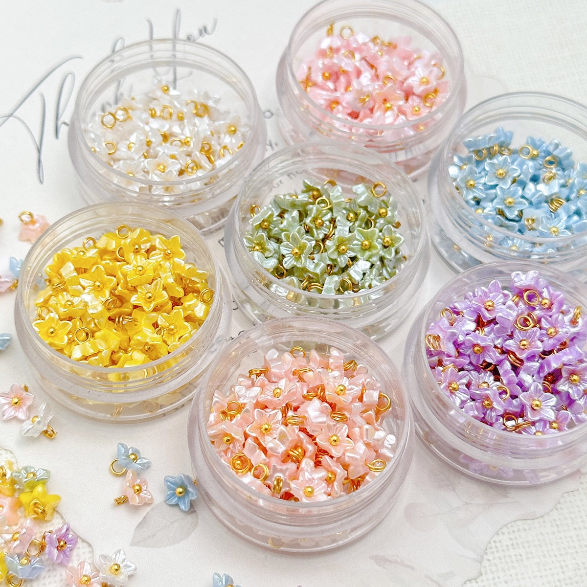 Flower-Shaped Beads
