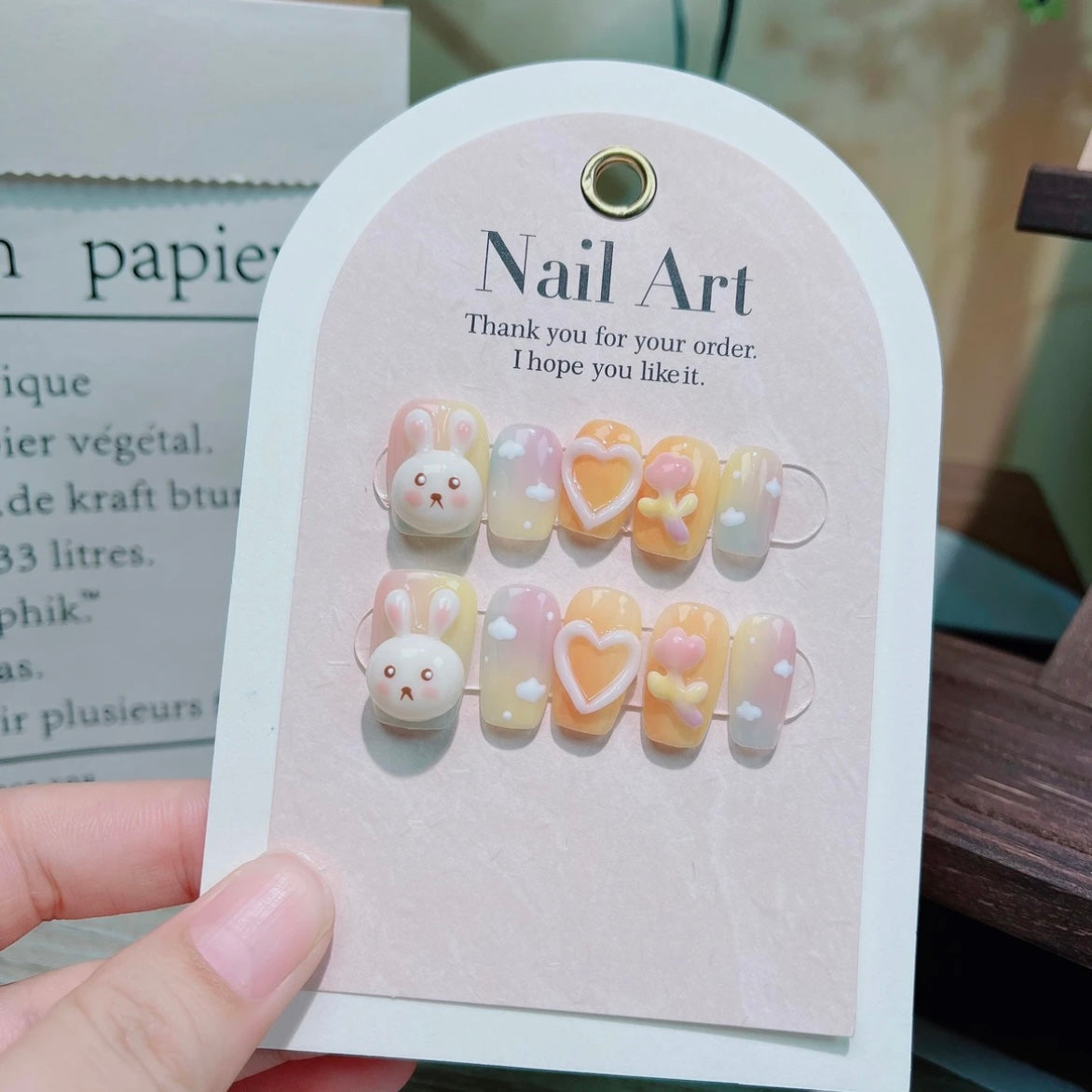 Handmade Rabbit Nails