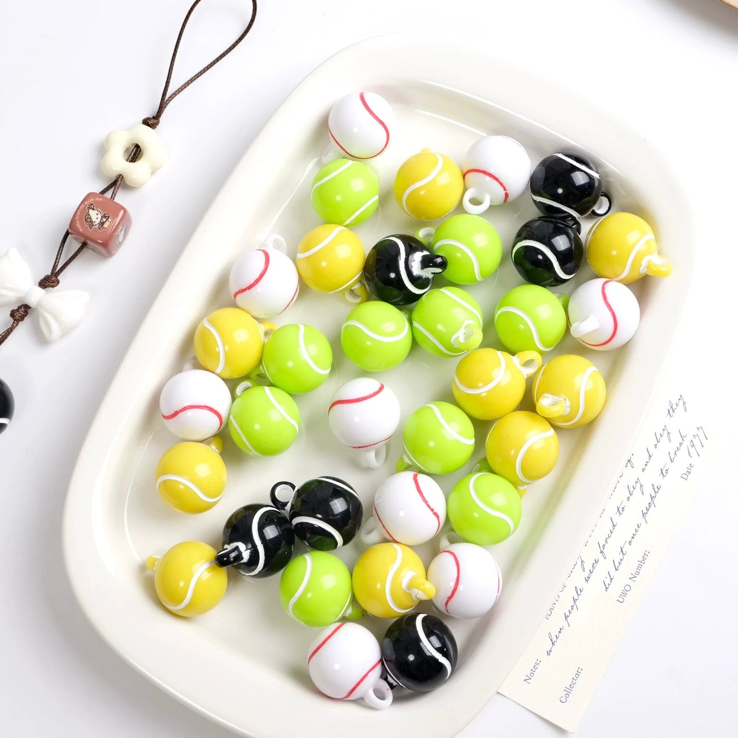 Tennis Bead Necklace