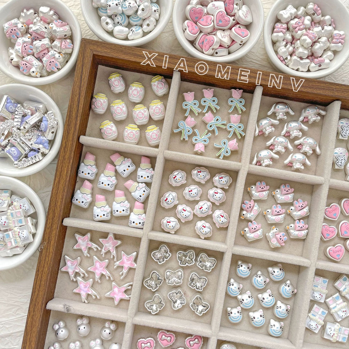 Silver‑Tone Alloy Beads