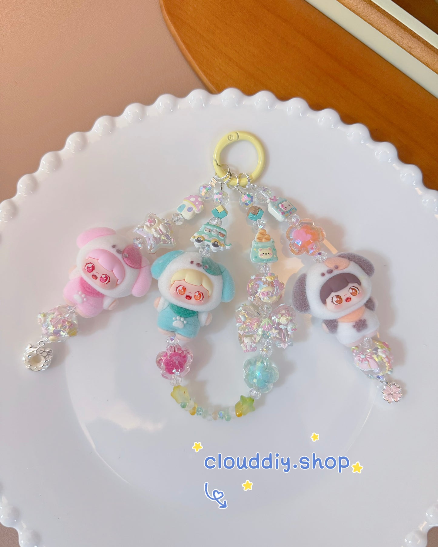 Cute Bear Handmade Keychain