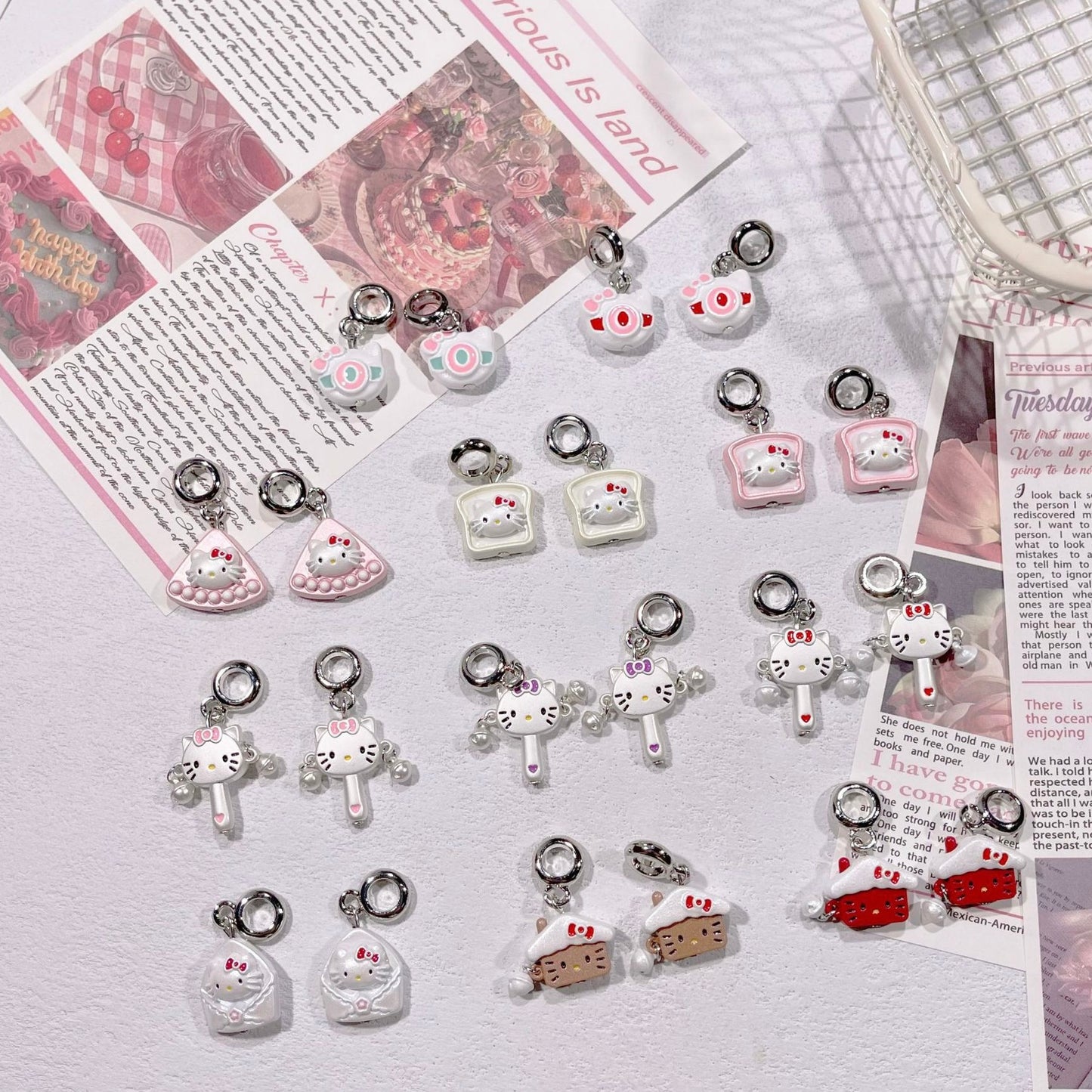 Hello Kitty Alloy Pendant