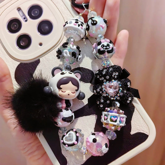 Panda Theme Mobile Phone Bag Pendant