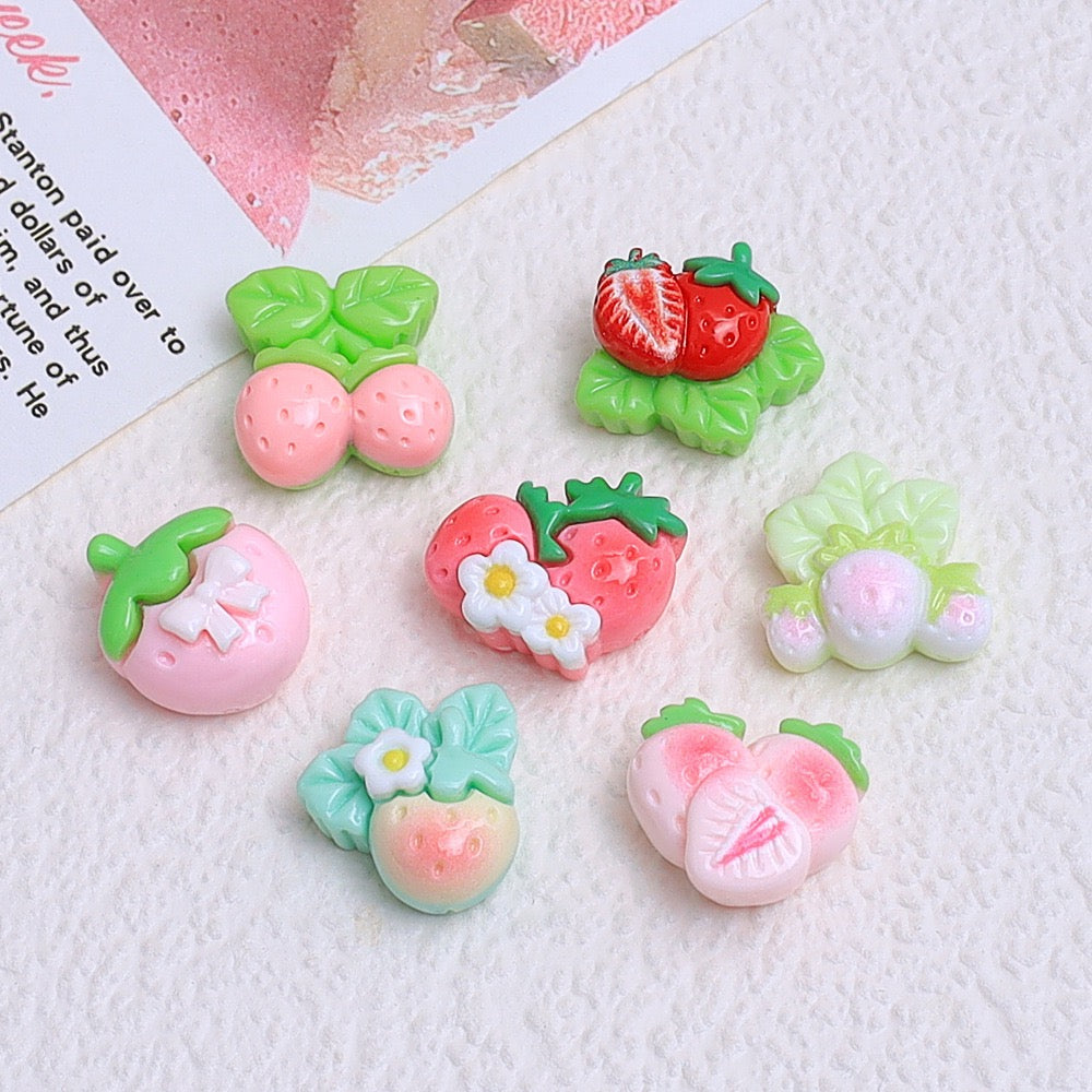 Mini Strawberries Charms