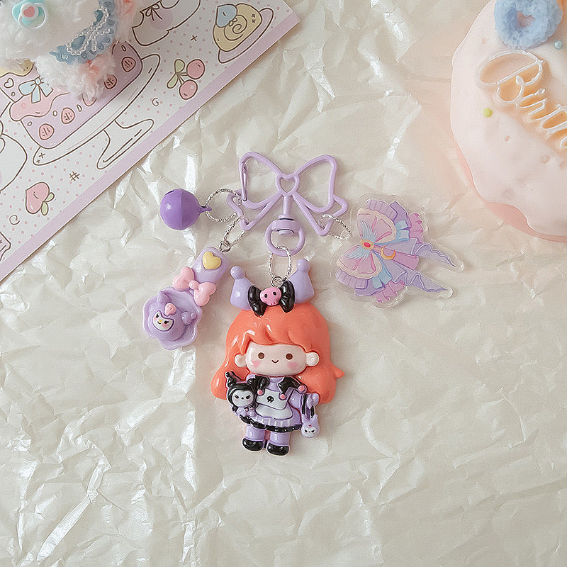 Sanrio Girl Keychain