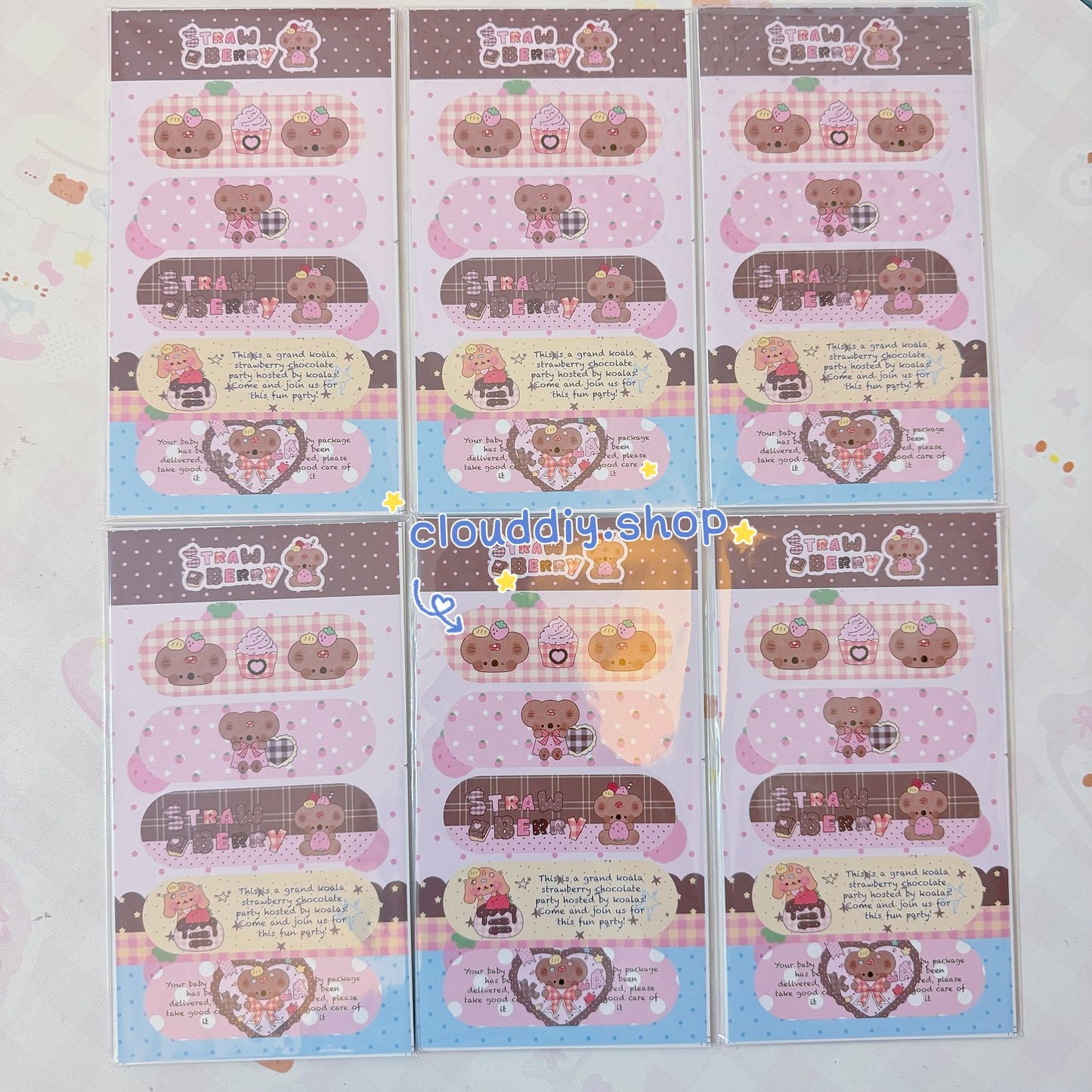 Cute Packaging Stickerss