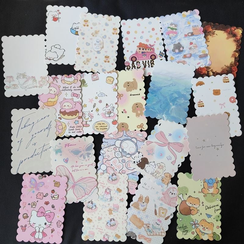 {Sync with video} Packaging Card Paper