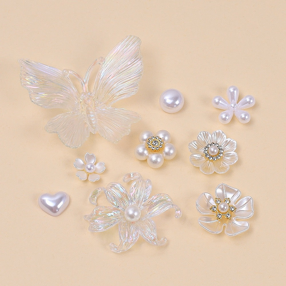 Bow Flower Charm