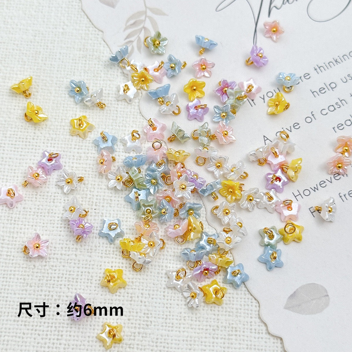 Flower-Shaped Beads