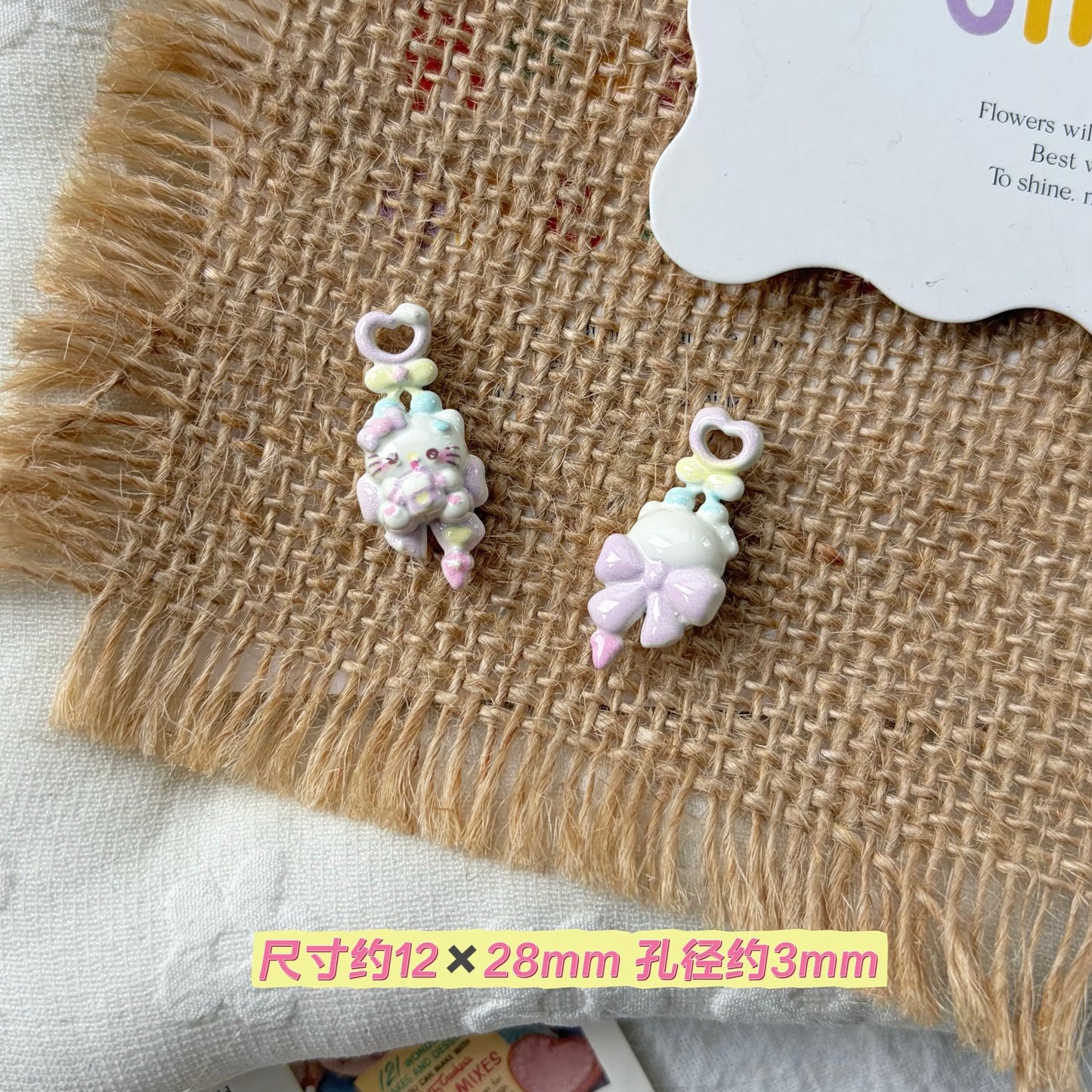 Cute Girl Alloy Beads
