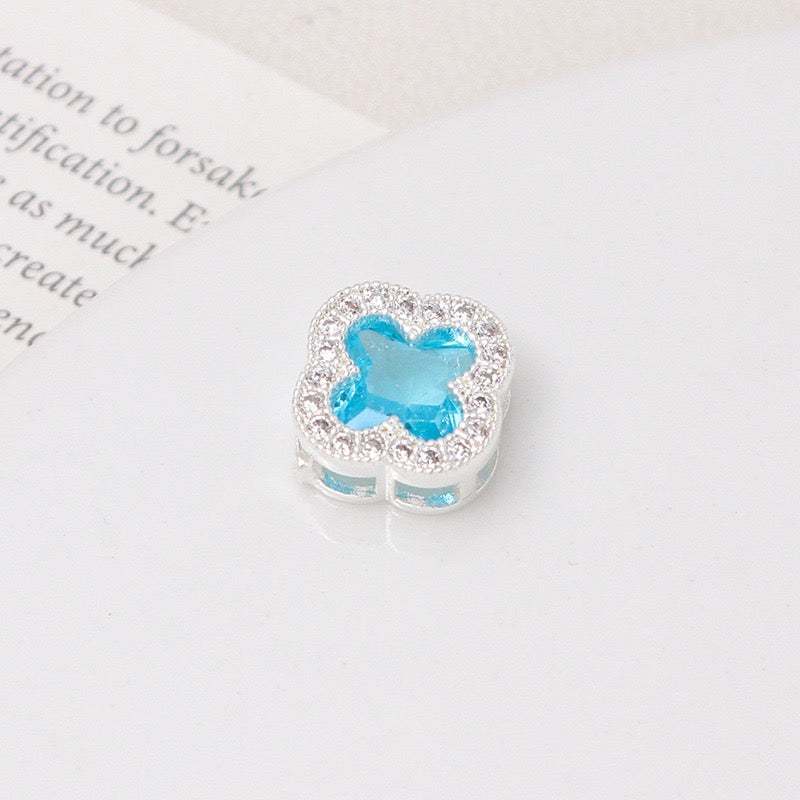 Multi-Pored Diamond-Encrusted Alloy Beads