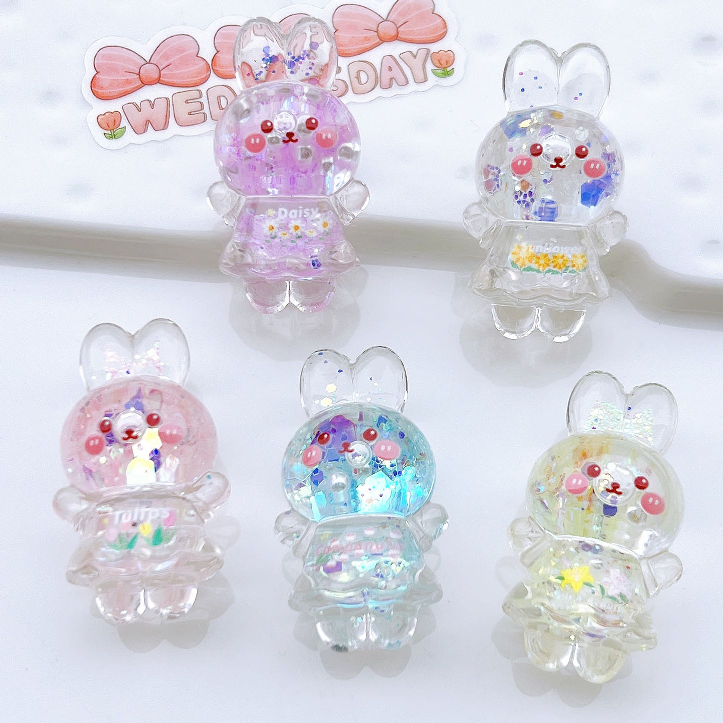 Cute Bunny Beaded Charm