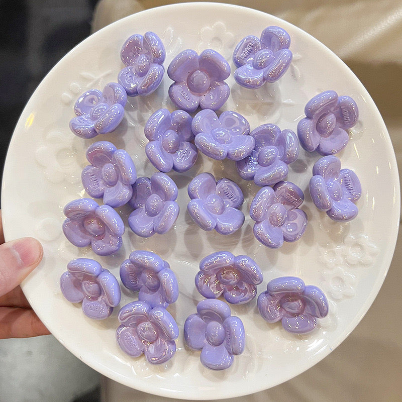 Floral Acrylic Charm