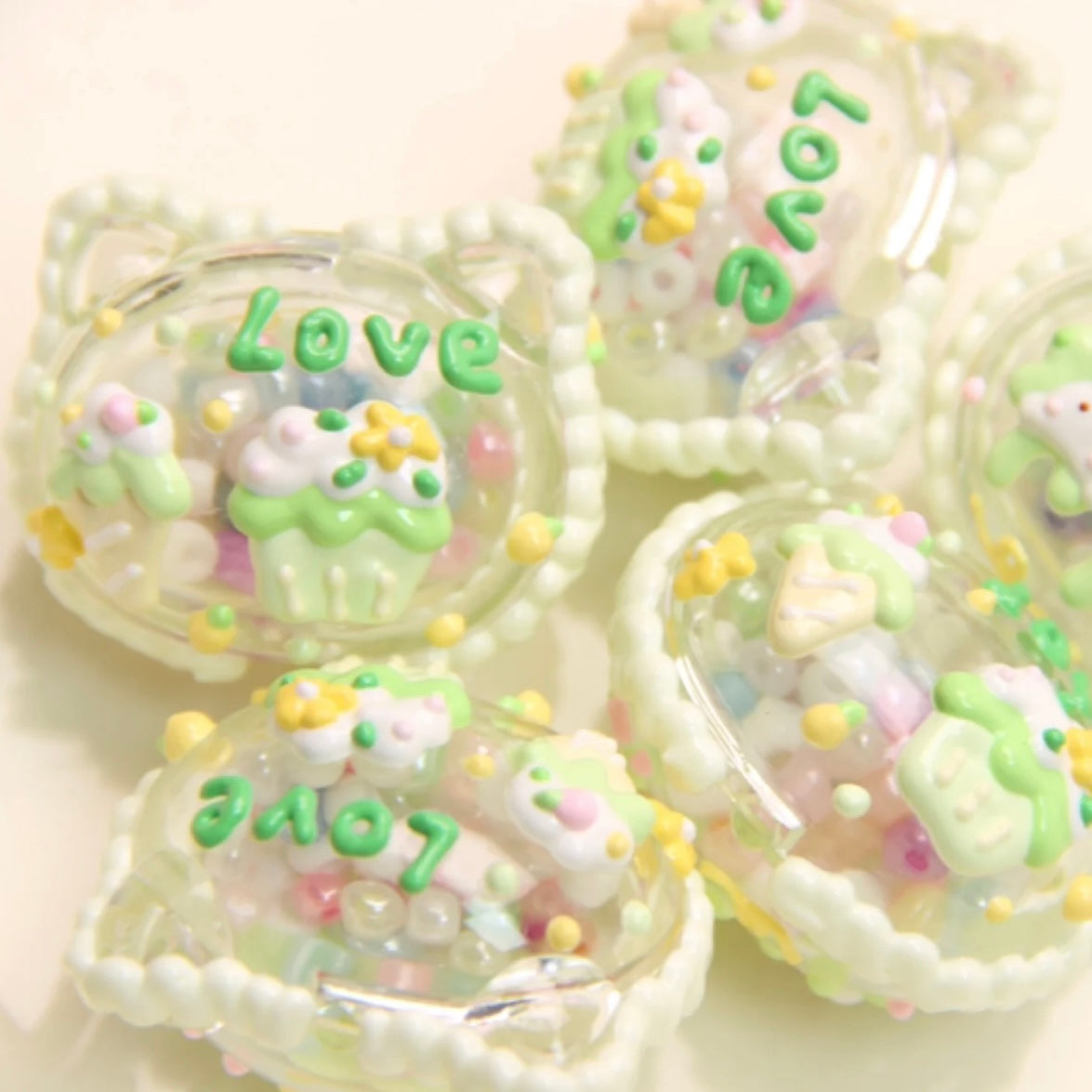 Mixed Style Rock Hand-Painted Beads