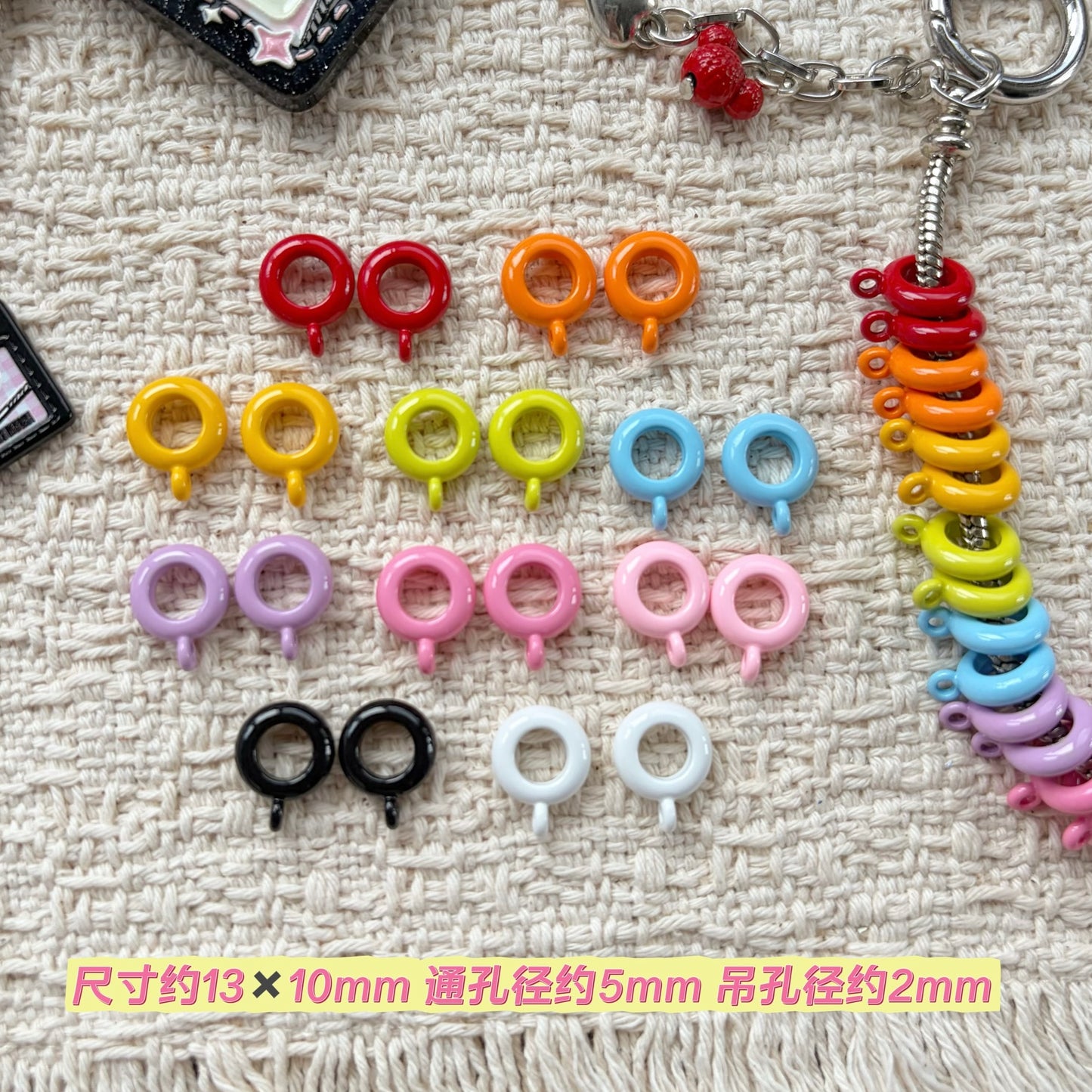 Alloy 3‑Way Spacer Beads