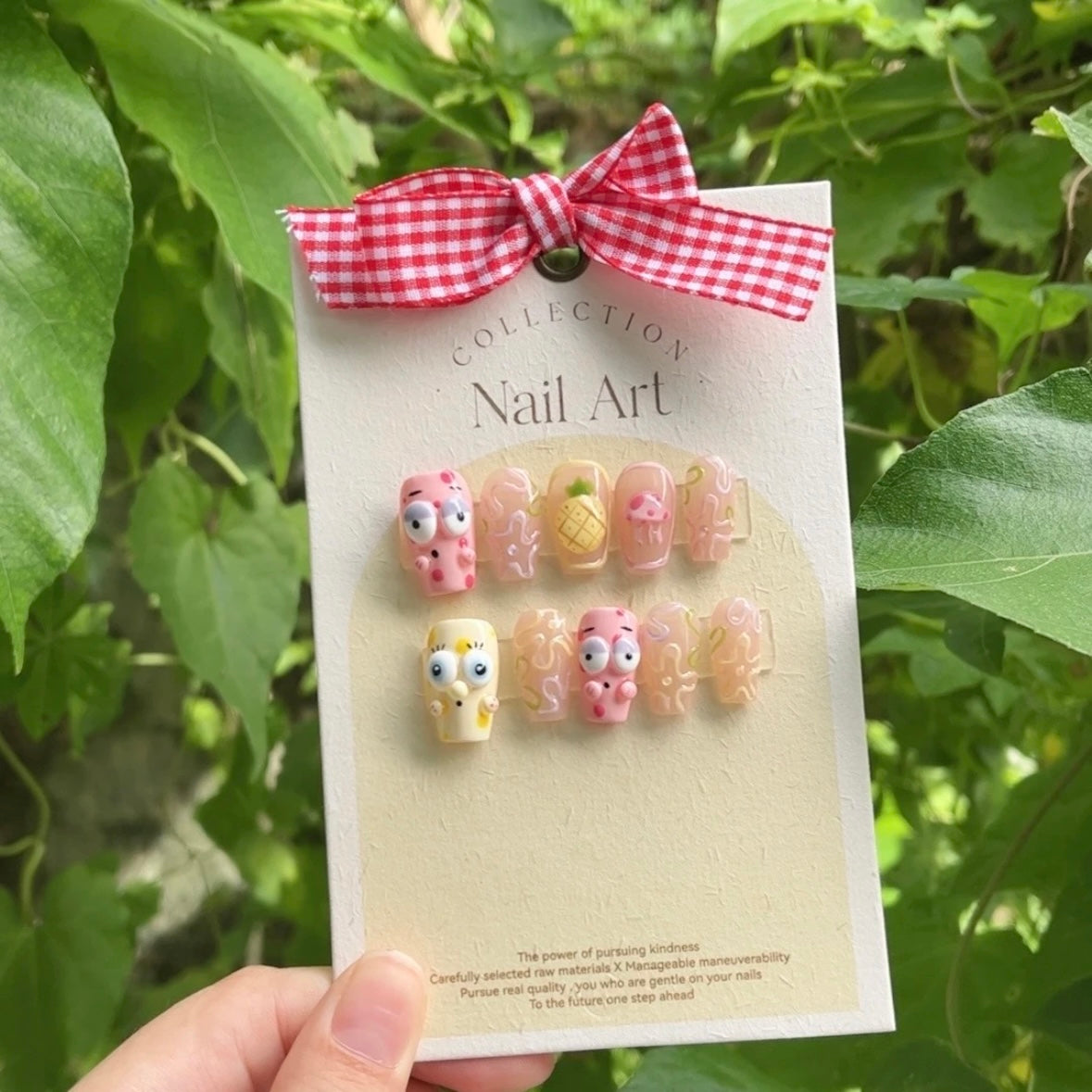 Spongebob Handmade Nails