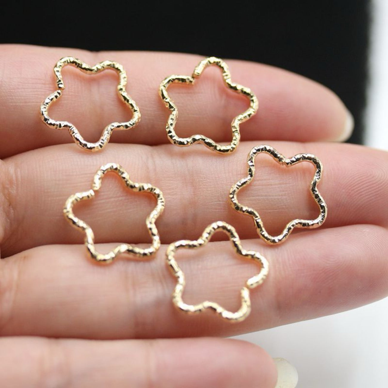 Five-Pointed Star Opening Ring