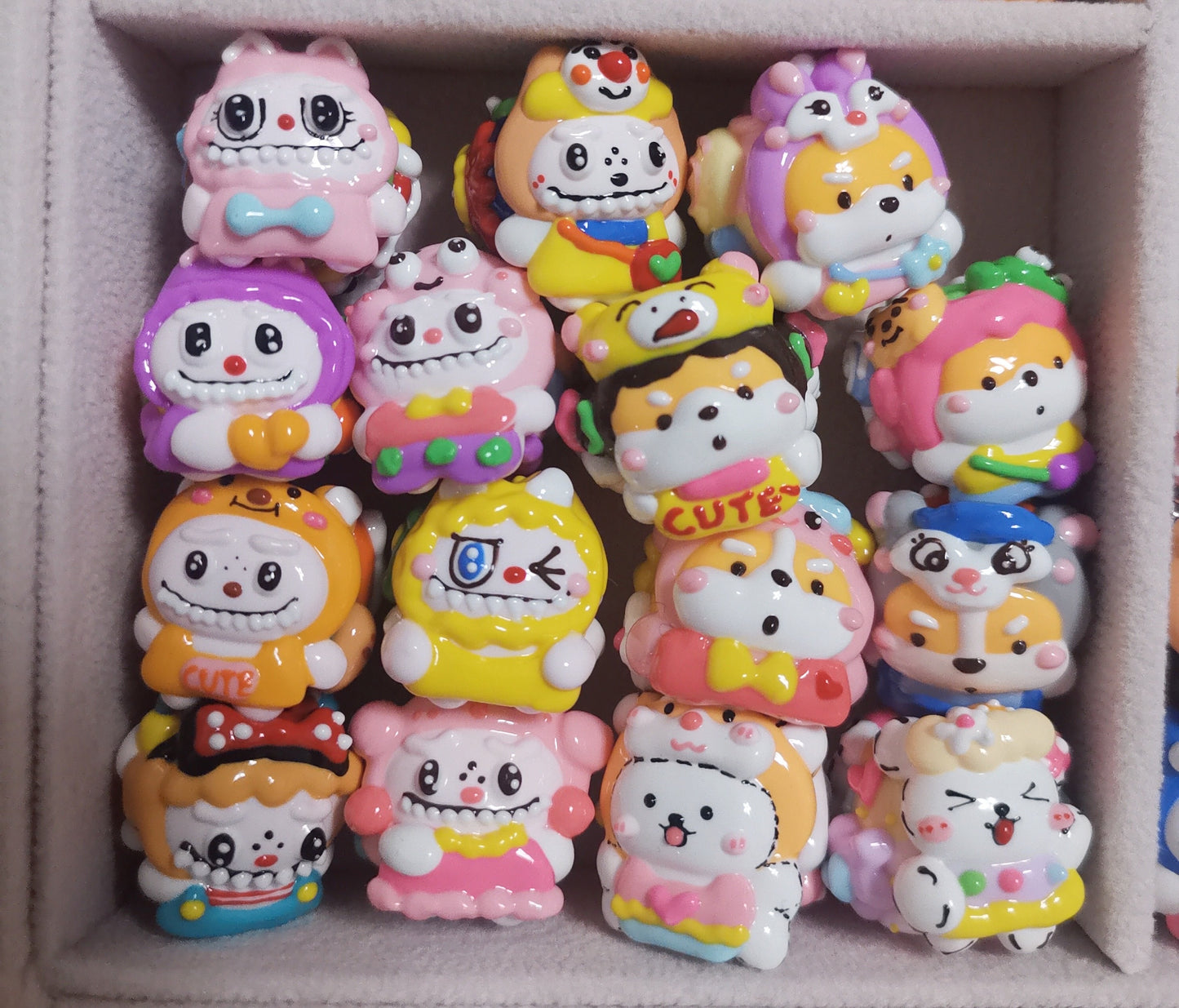 Mix Cartoon Hand Painted Beads