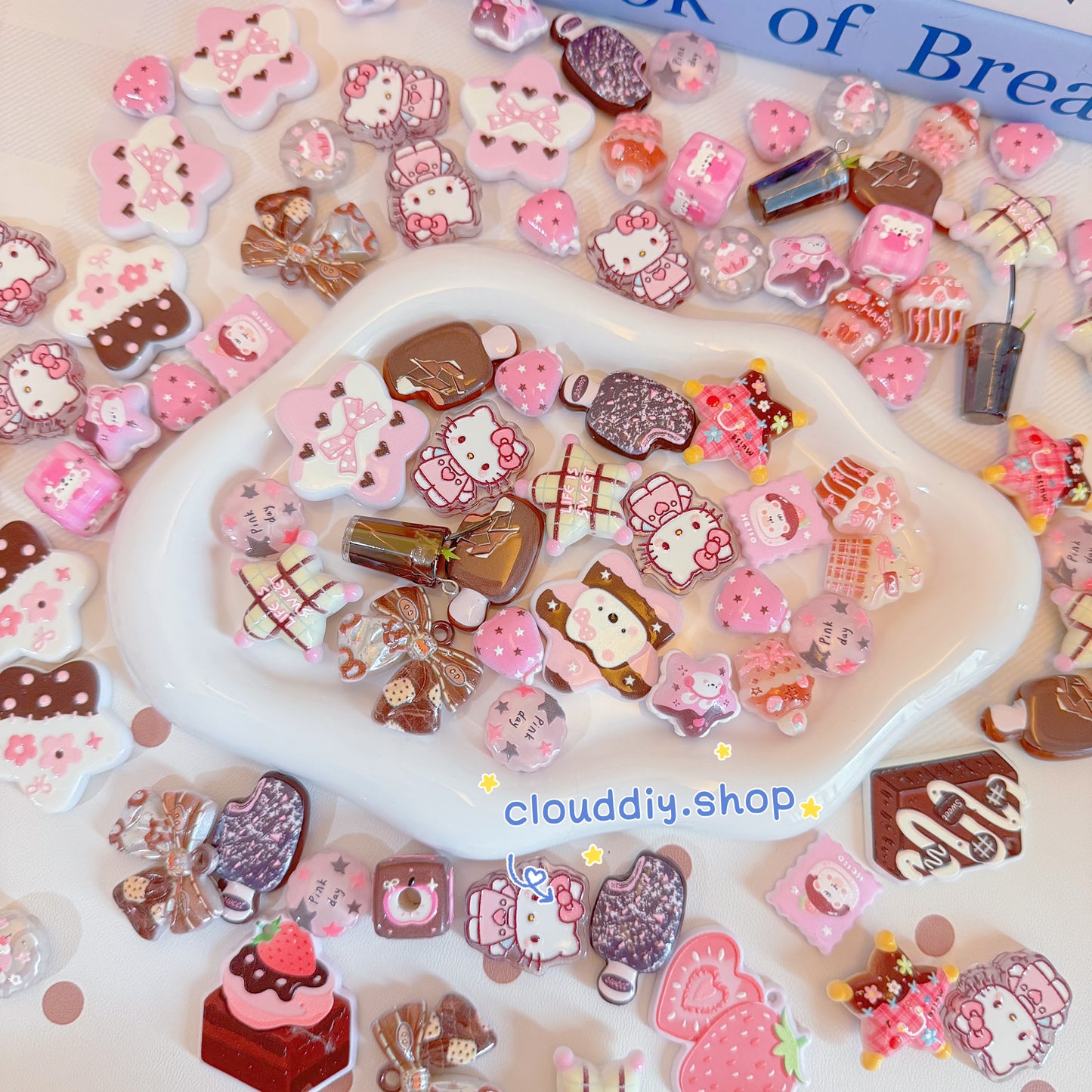 Coffee Tone Embossed Beads