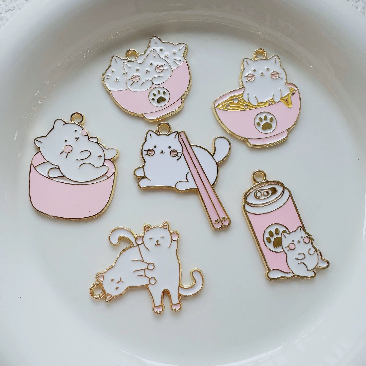 Cat Alloy Charm