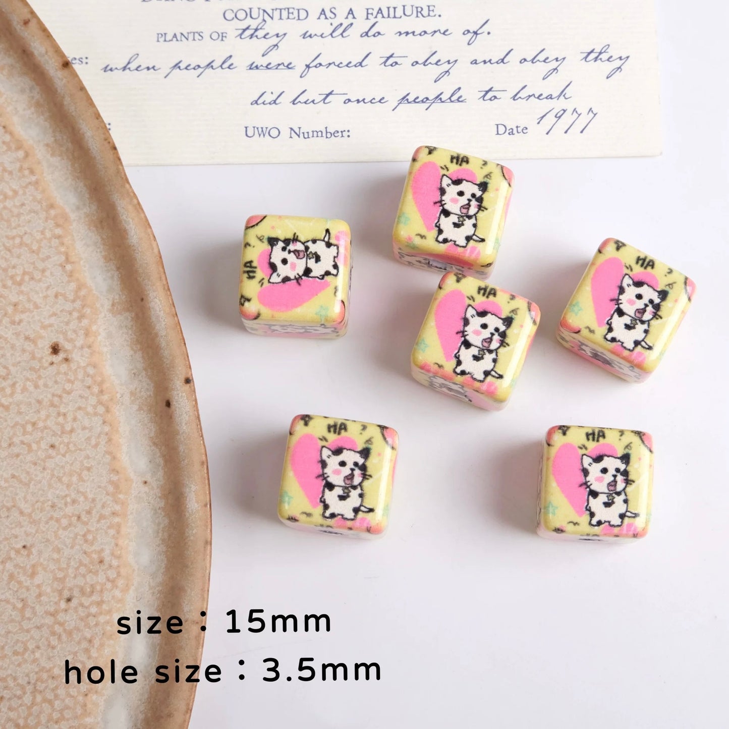 Little Cat Bead Stringing Project