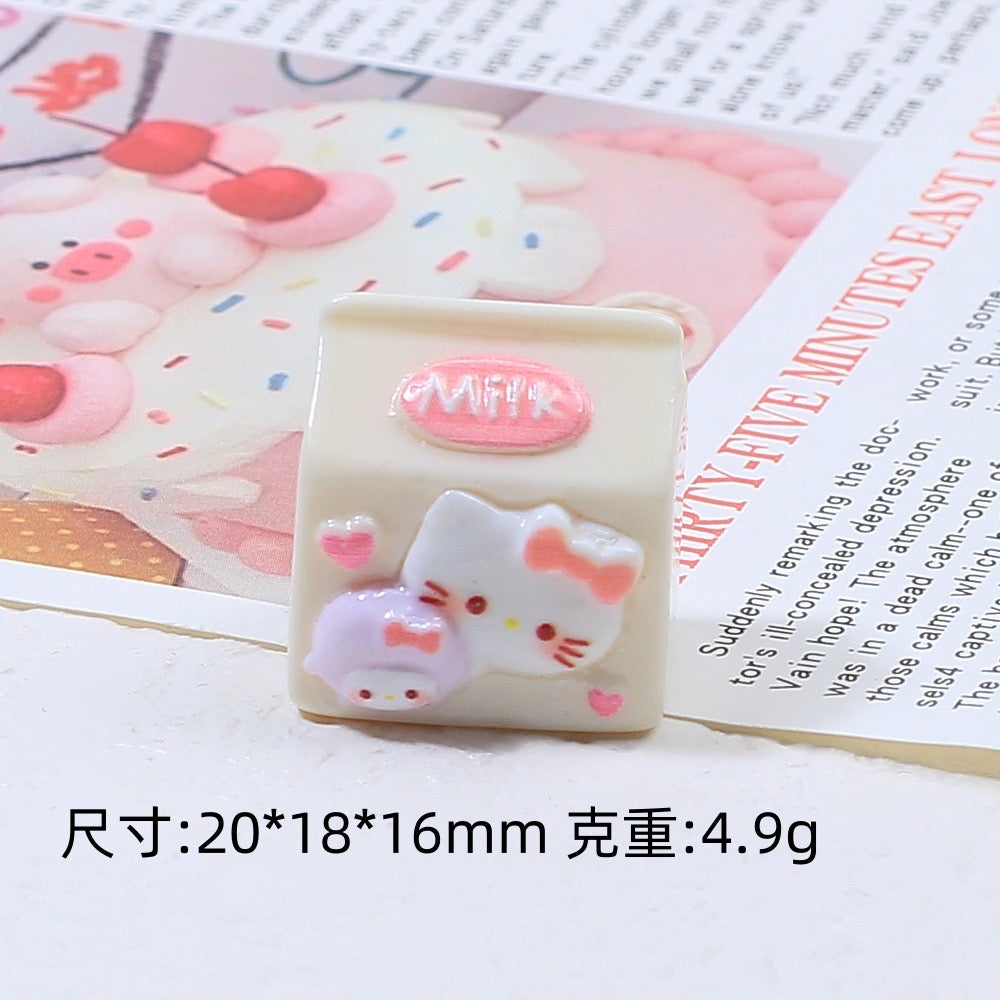 Hello Kitty Milk Carton Charm