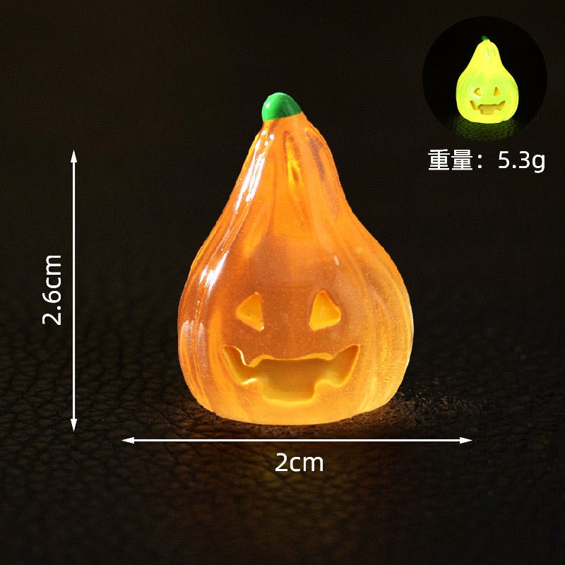 Glow-In-The-Dark Halloween Pumpkin Charm