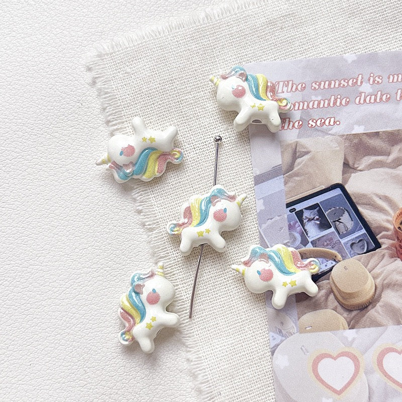 Unicorn Alloy Beads