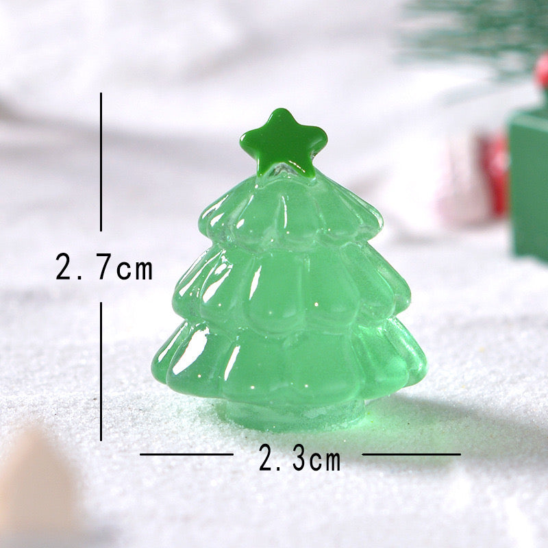 Glow-In-The-Dark Christmas Tree Charm