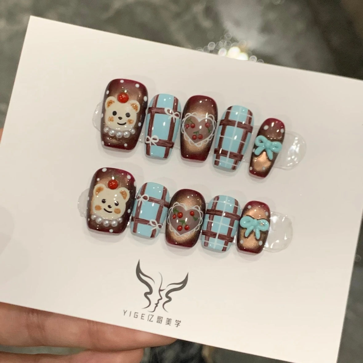 Handmade Bear Nails