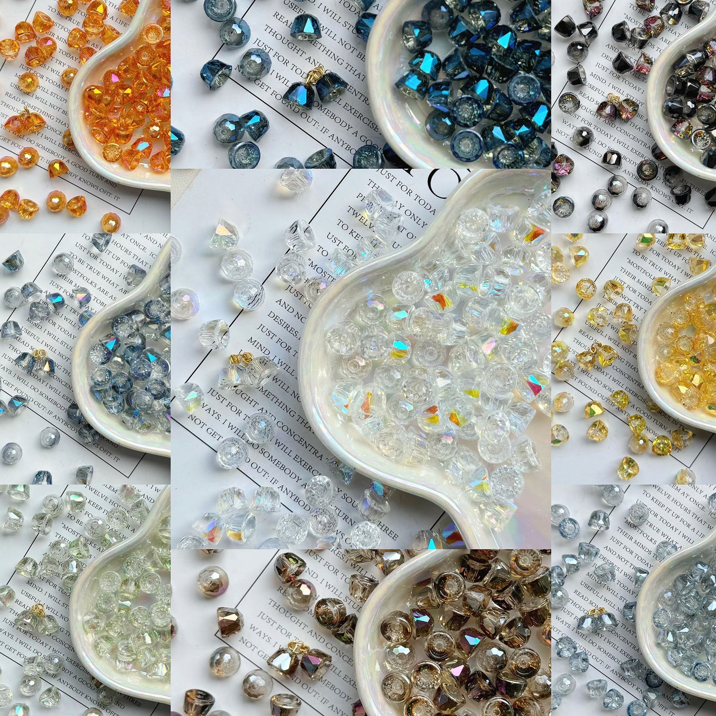 Bell Crystal Beads
