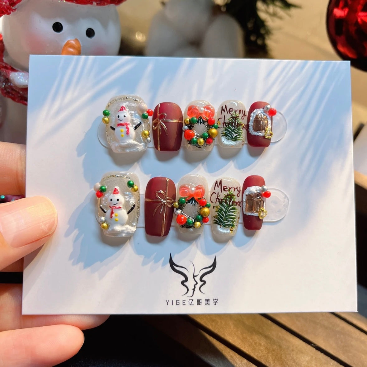 Christmas Handmade Nails