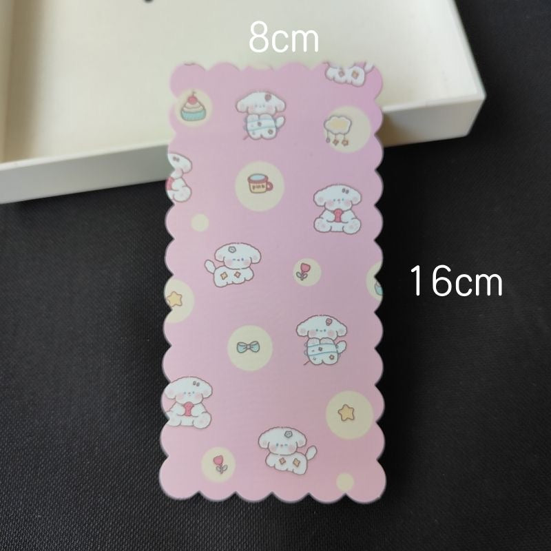 {Sync with video} Packaging Card Paper