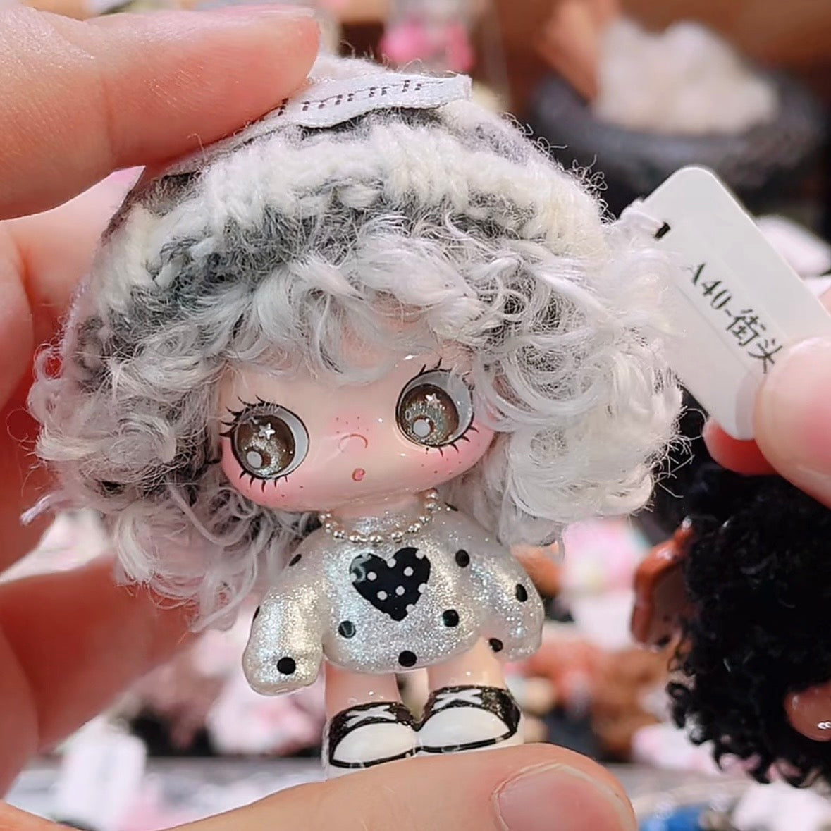 Cute Doll‑Shaped Hand‑Painted Beads