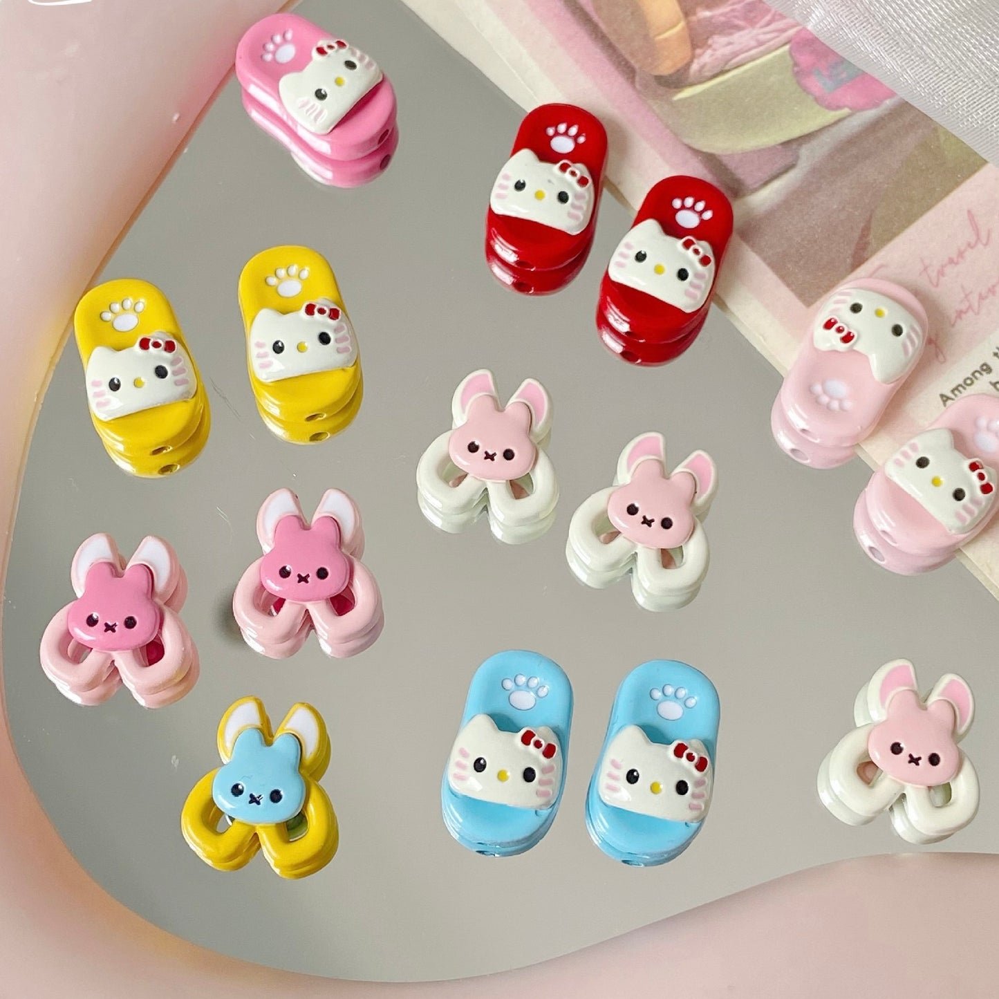 Hello Kitty Alloy Beads