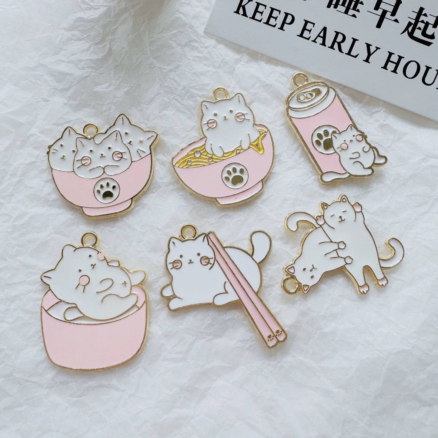 Cat Alloy Charm