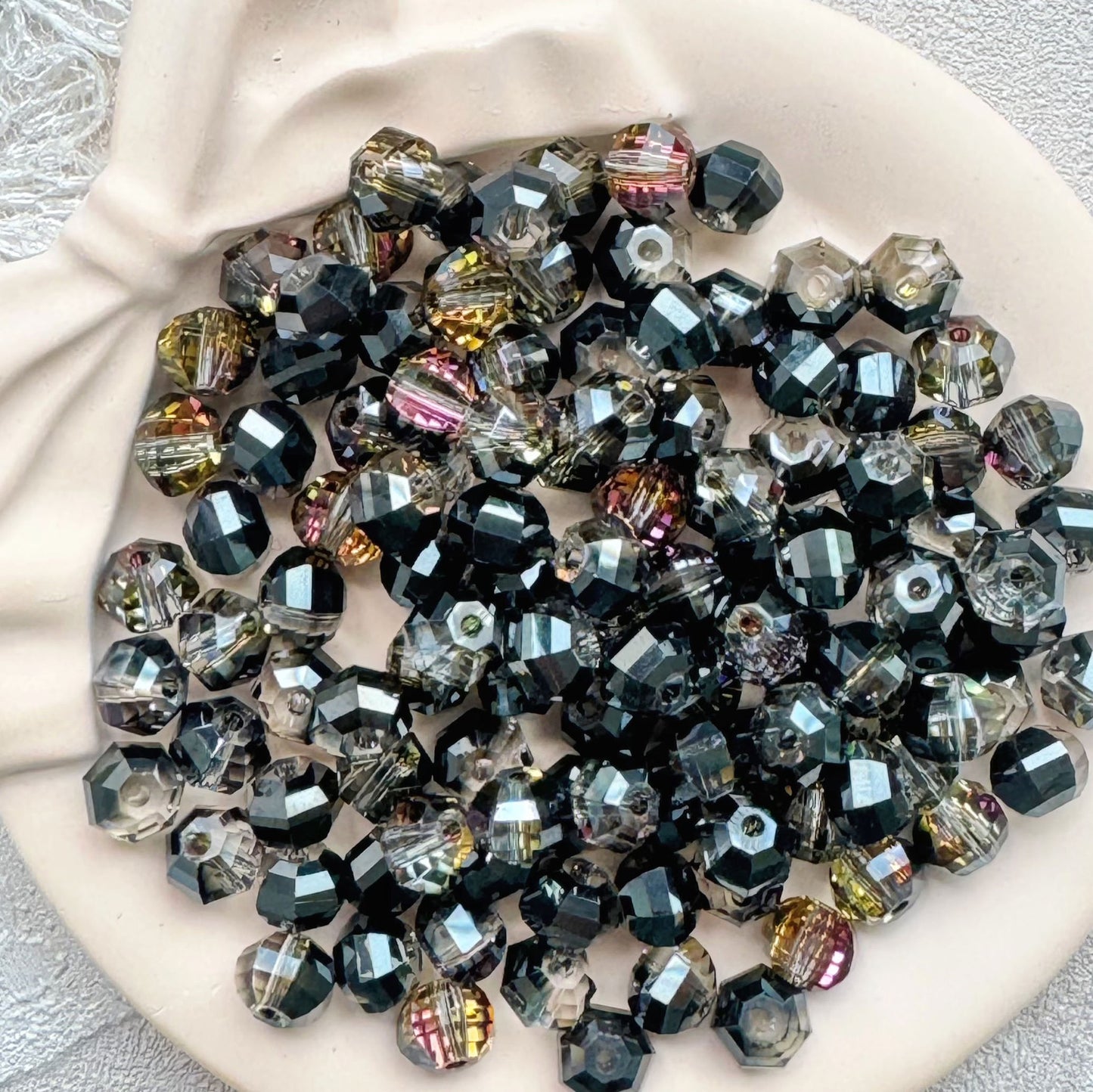 8mm Crystal Glass Beads