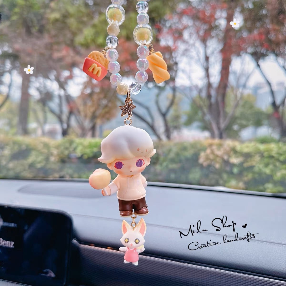 Dimoo Series Hand-Made Car Pendant – CloudDIY