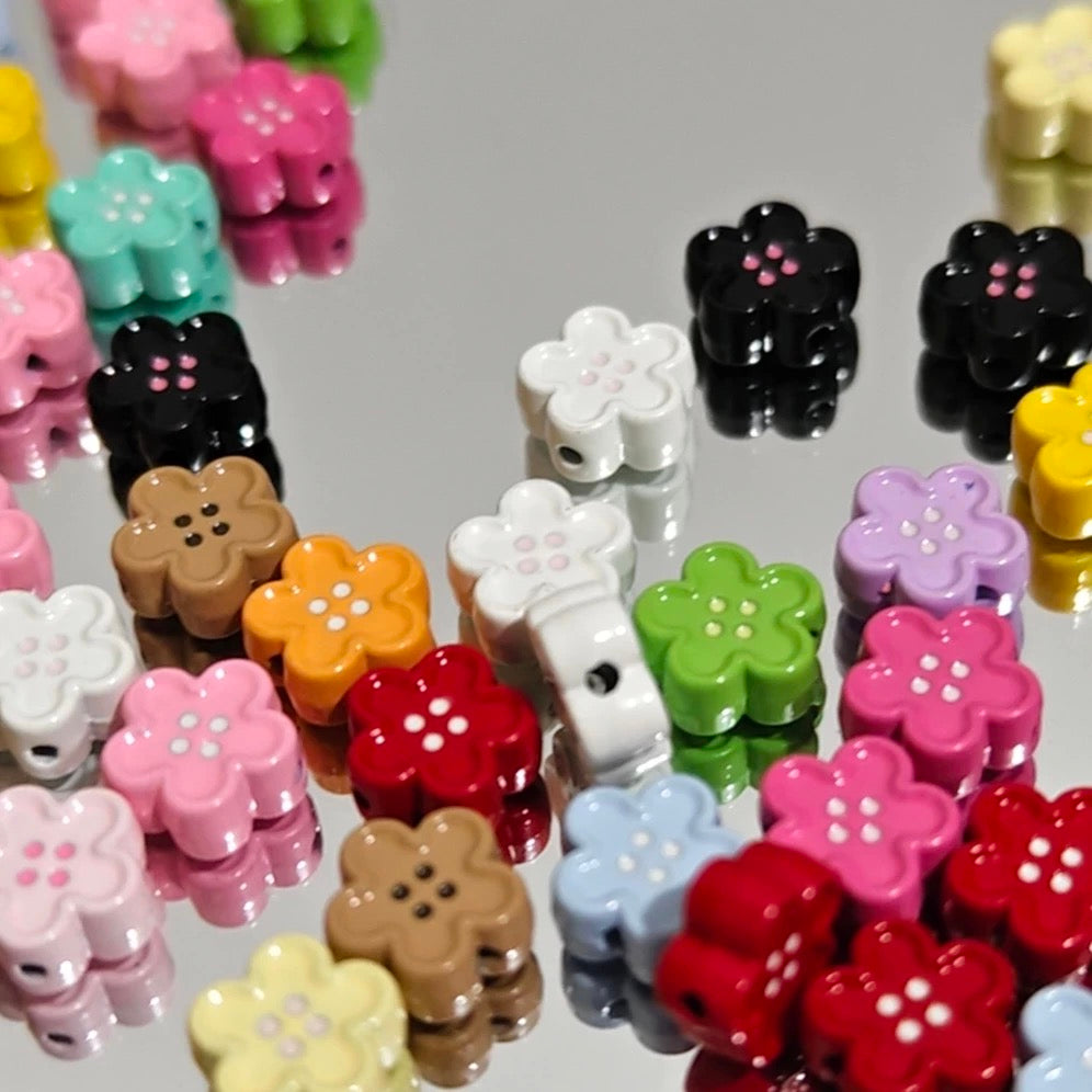 Flower Alloy Beads