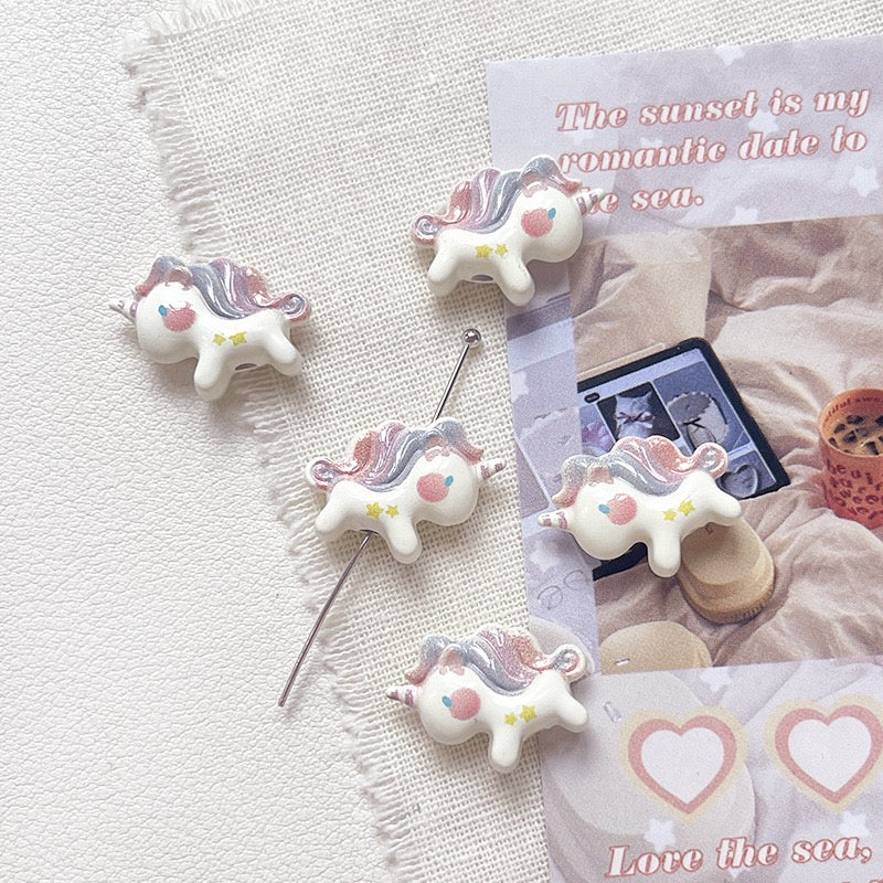 Unicorn Alloy Beads